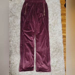 Men's Adidas Firebird Velour Jogger Track Pants Small